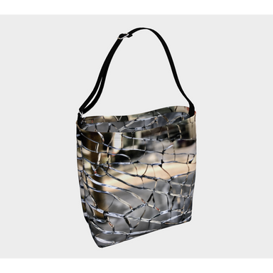 Day Tote with our Broken Glass Design, Front