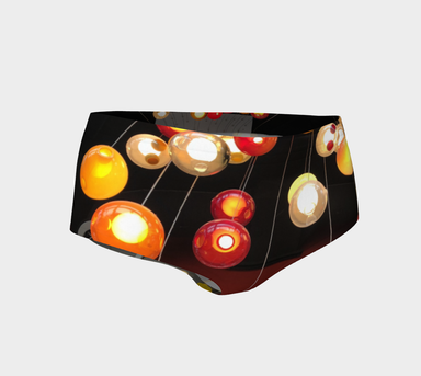 Mini Shorts for Women: Lighting Design, Front