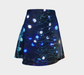 Flare Skirt for Women with: Christmas Ornament Design, Front
