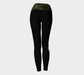Yoga Leggings for Women with: Moon at Night, Back