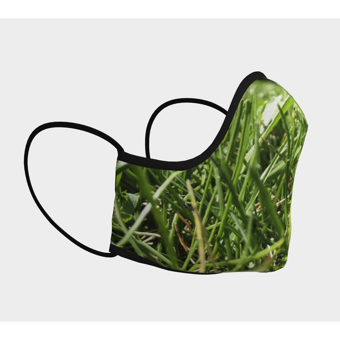 Face Mask: Grass Edition, Right Side