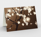 Stationery Card with our Tinted Japanese Tree Picture, Front