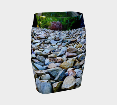 Fitted Skirt for Women with our Rocks Picture, Front