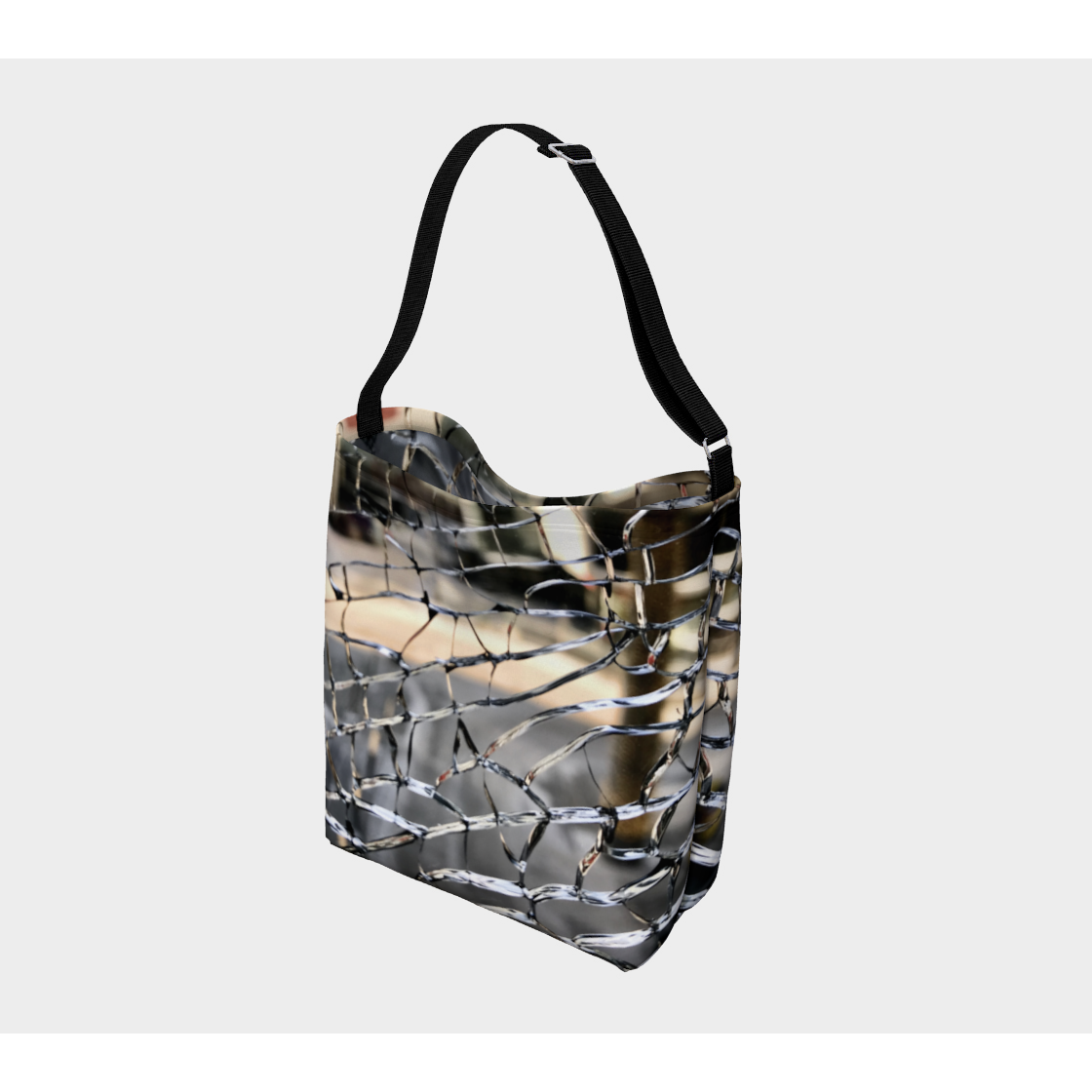 Day Tote with our Broken Glass Design, Back