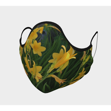 Face Mask: Yellow Lily Edition, Front
