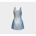 Flare Dress for Women: Half Moon Design, Back