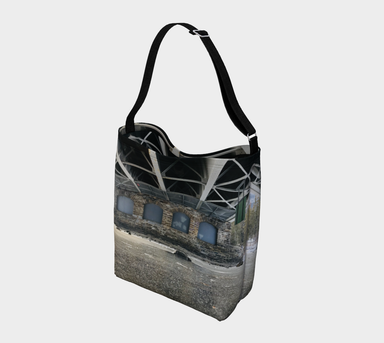 Day Tote with our Under the Bridge Design, Back