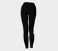 Yoga Leggings for Women with: Moon at Night Design, Back