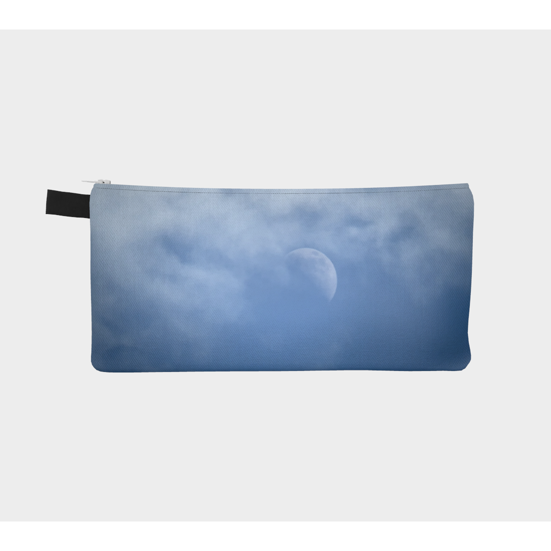 Pencil Case, Custom Designed Bag with our Half Moon Picture, Back