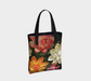 Tote Bag for Women with: Flower Bowl Design, Back