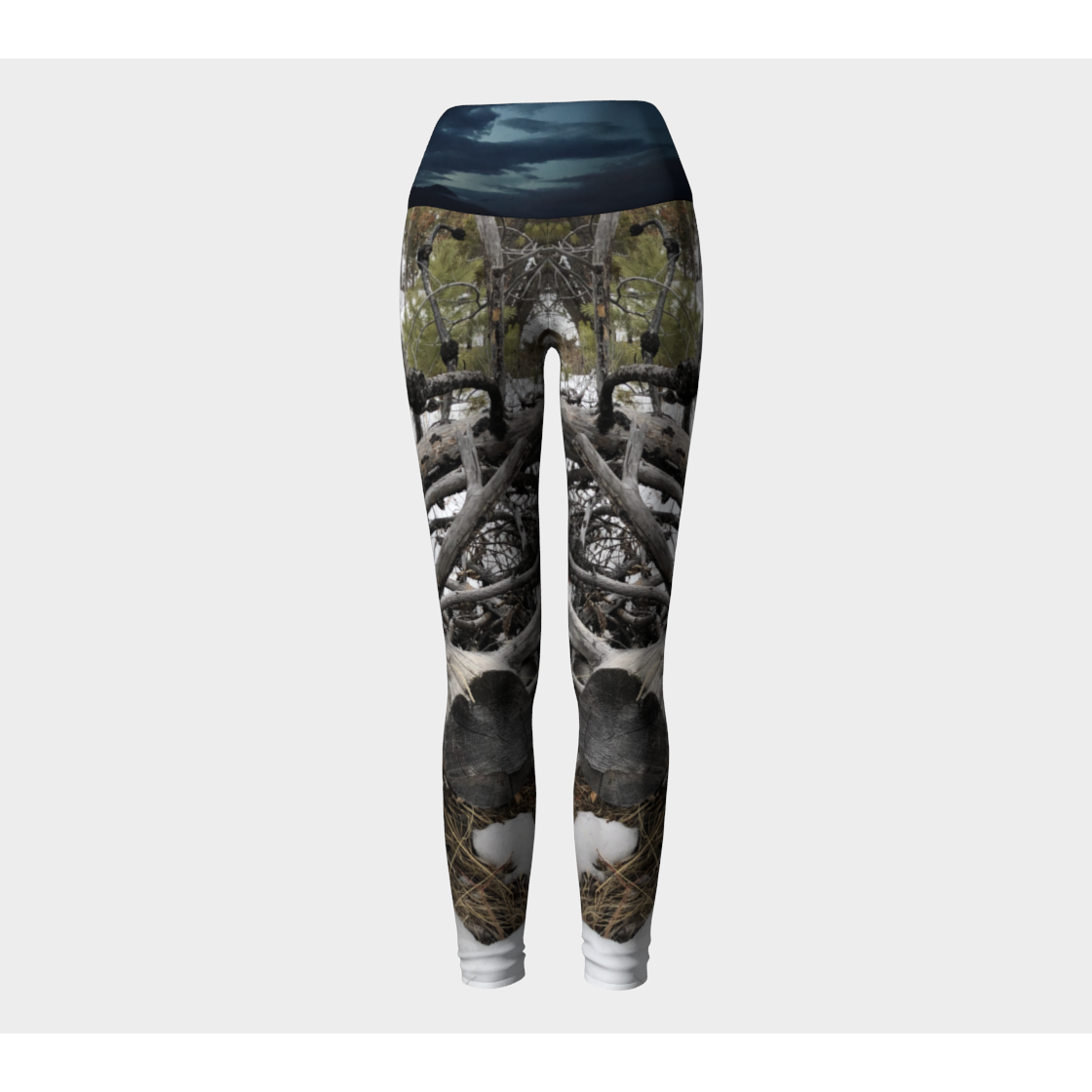 Yoga Leggings for Women with: Nature Design, Front