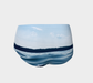 Mini Shorts for Women: Blue Lake Design, Back