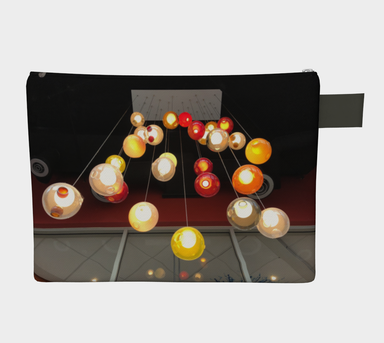 Zipper Bag, Carry-All, Custom Designed with our Lighting Picture, Back