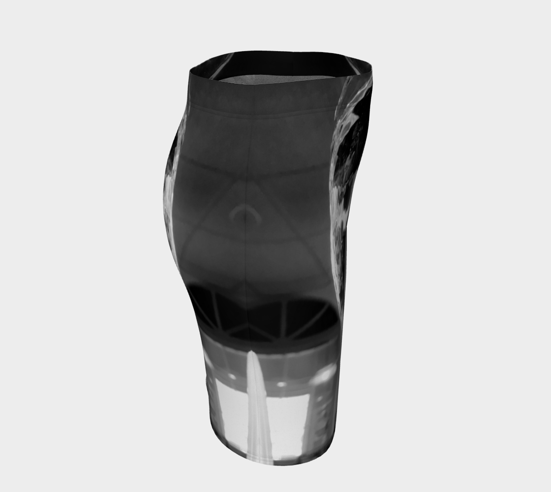 Fitted Skirt for Women: Water Glass Picture, Right Side
