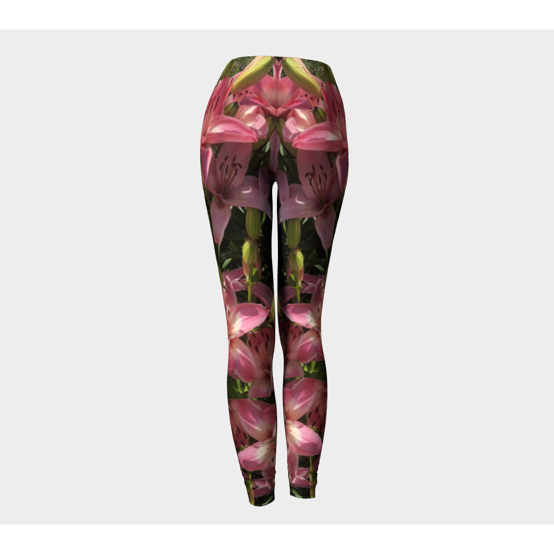 Leggings For Women with: Star Gazer Lily Design, Back