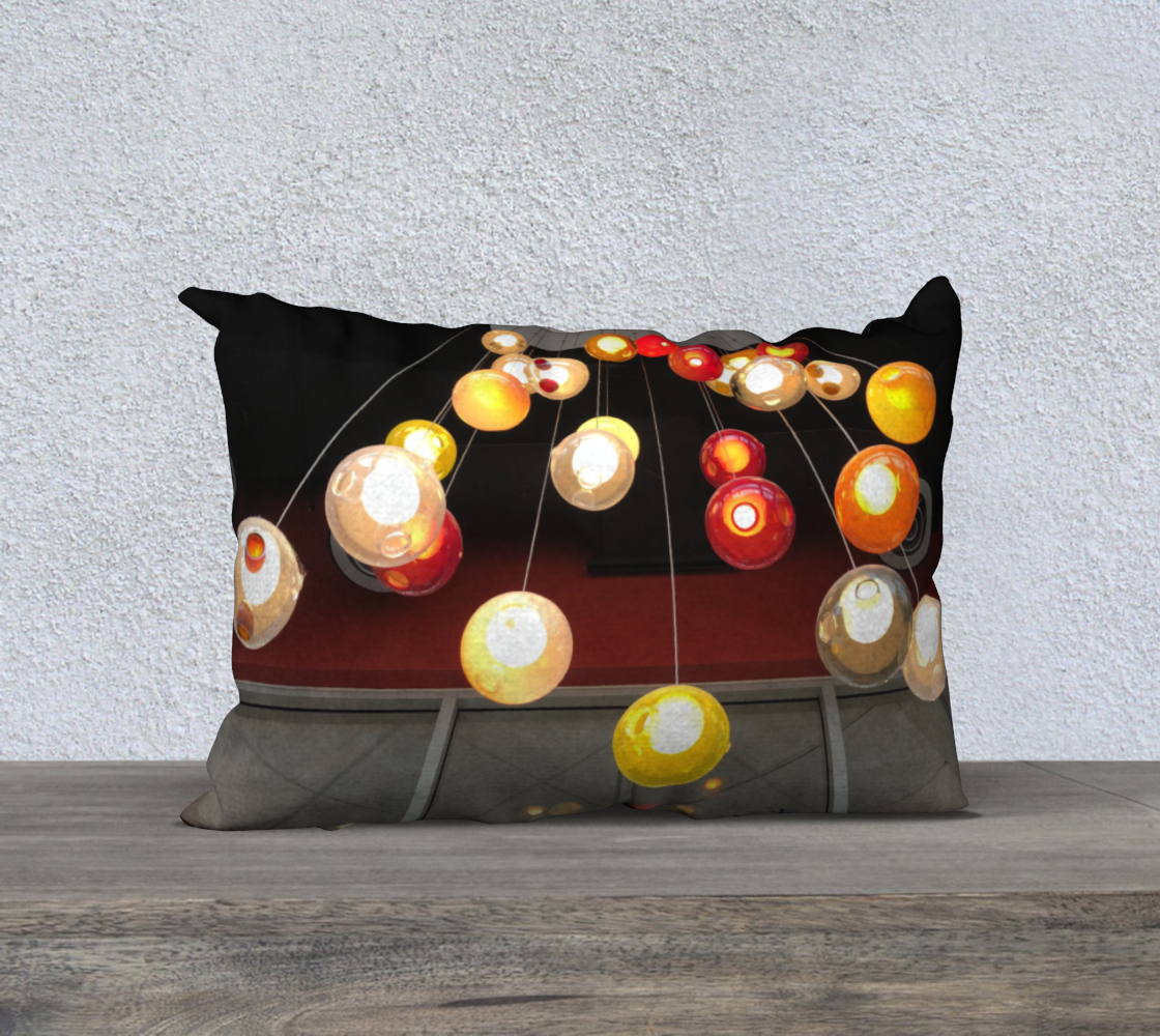 20x14 Pillow Case with our Lighting Picture, Front