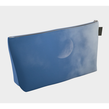 Makeup Zipper Bag, Custom Designed with our Half Moon Picture, Back