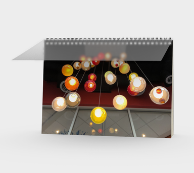 Notebook, Spiral-Bound, Custom Designed with our Lighting Picture, Front