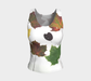 Fitted Tank for women: Fall Leaves Design (Regular), Front View