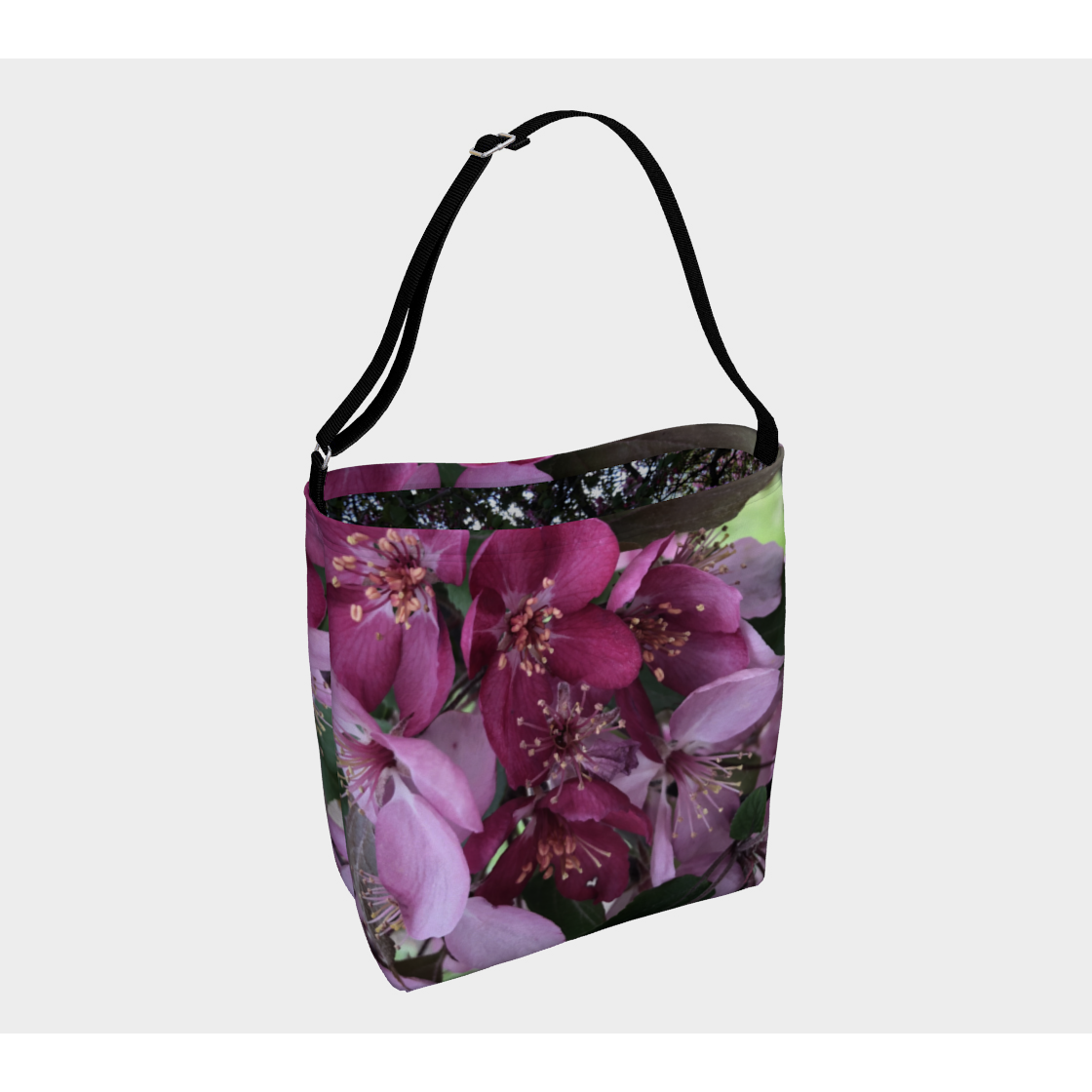 Day Tote with our Flower Petal Design, Front
