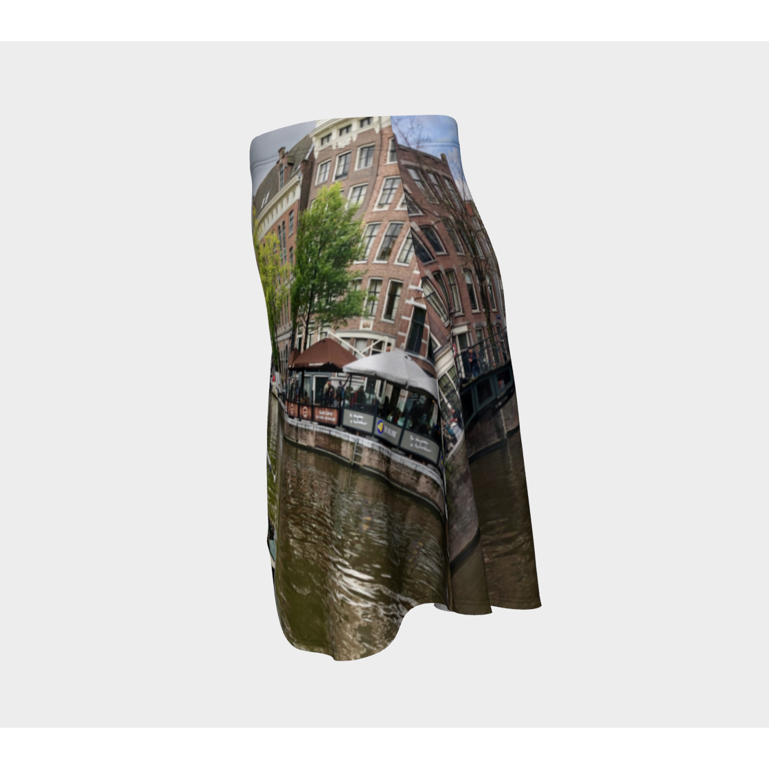 Flare Skirt for Women with: Amsterdam Design, Left side