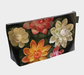 Makeup Zipper Bag, Custom Designed with our Flower Bowl Picture, Back