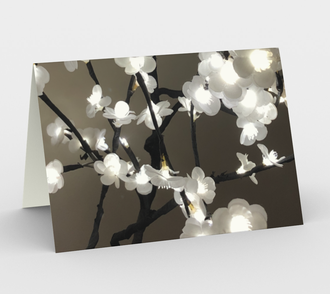 Stationery Card with our Japanese Tree Picture, Front