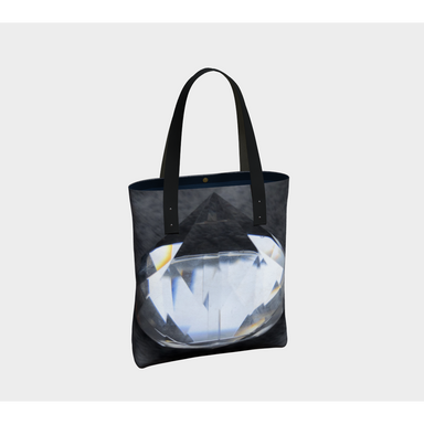 Tote Bag for Women with: Diamond Design, Back