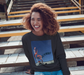 Sweatshirt for Women and Men with Music Picture, Female Front