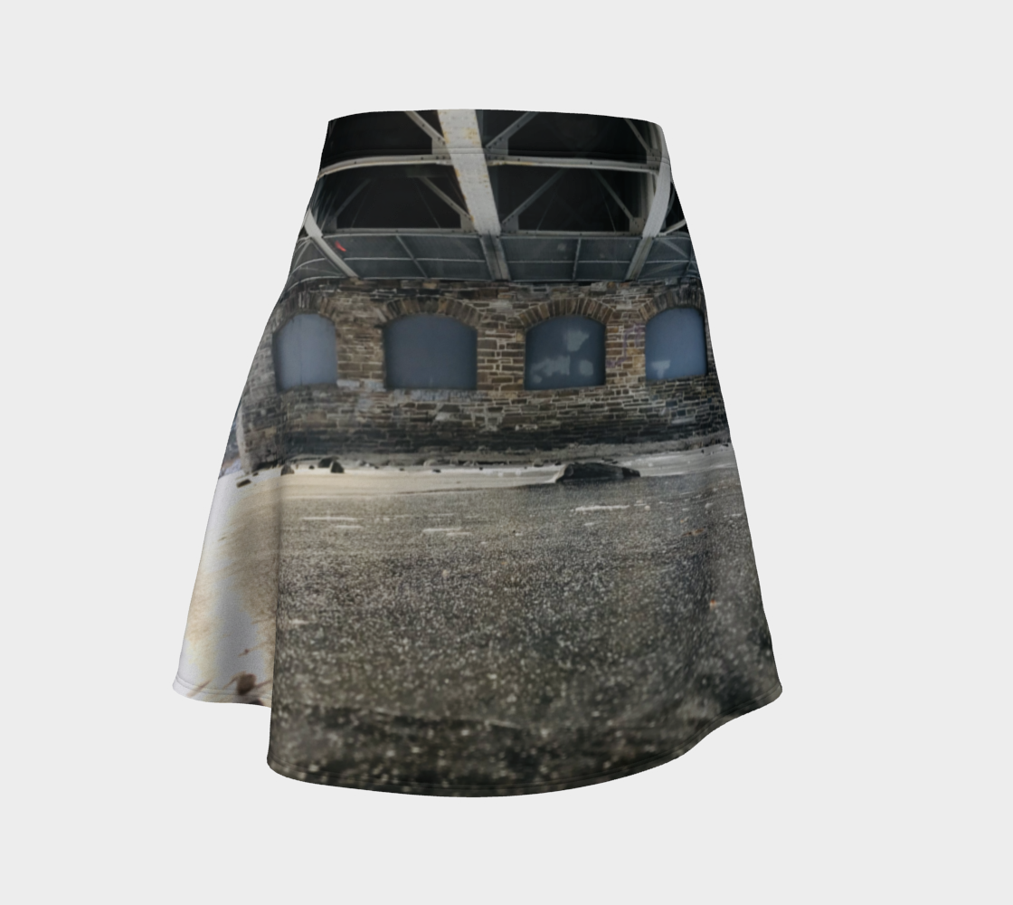 Flare Skirt for Women with: Under The Bridge Design, Front