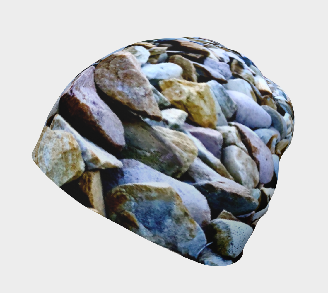 Beanie with our Rocks Picture, Right Side