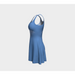 Flare Dress for Women: Half Moon Design (Mirror Back), Left Side