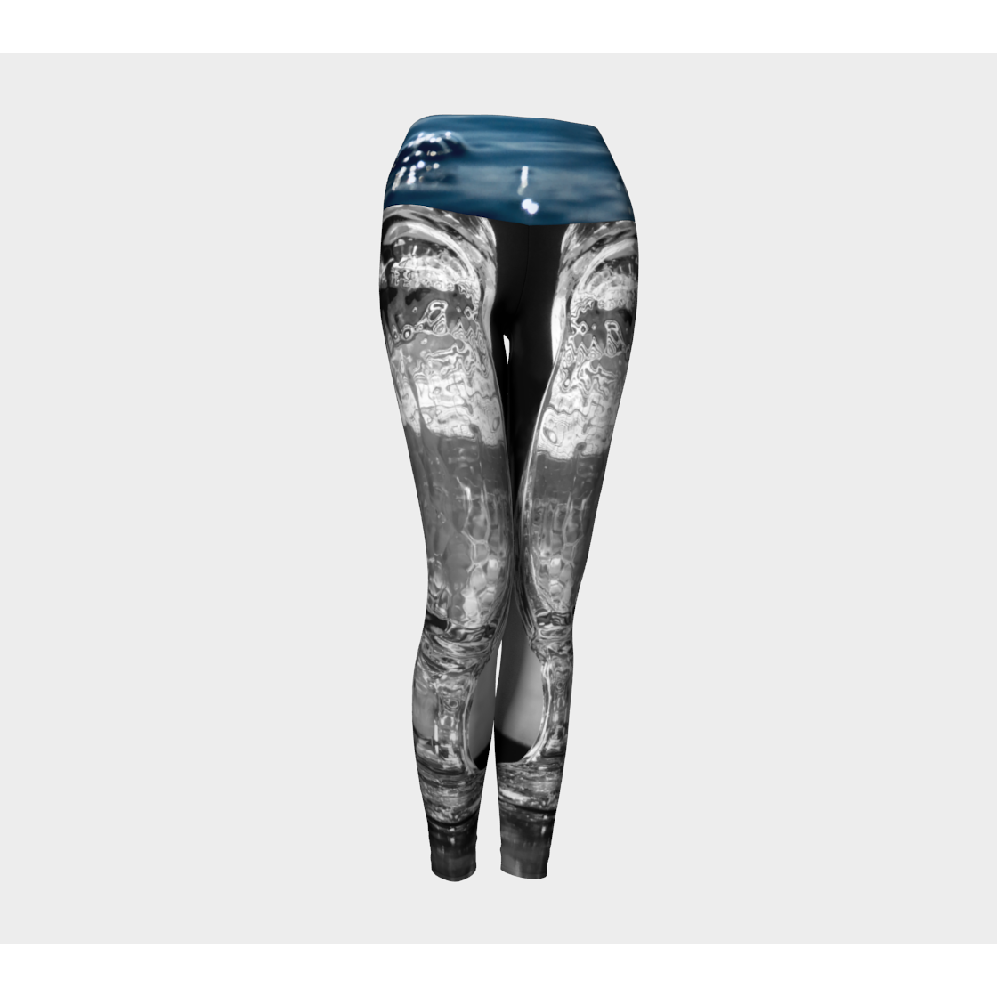 Yoga Leggings for Women with: Water Glass, Front