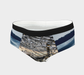 Cheeky Briefs, Women's Underwear, Blue Lake Design, Front