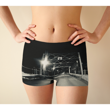 Boy Shorts, Women's Underwear, Bridge at Night, Front