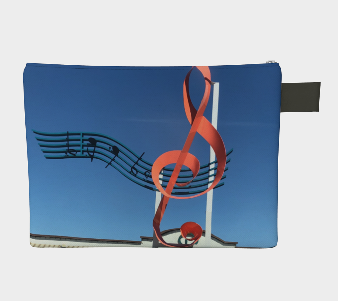 Zipper Bag, Carry-All, Custom Designed with our Music Picture