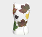 Fitted Tank for women: Fall Leaves Design (Long), Back View