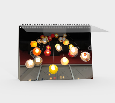 Notebook, Spiral-Bound, Custom Designed with our Lighting Picture, Back