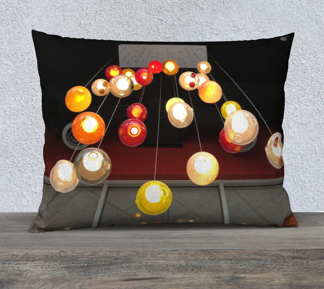 26x20 Pillow Case with our Lighting Picture, Back