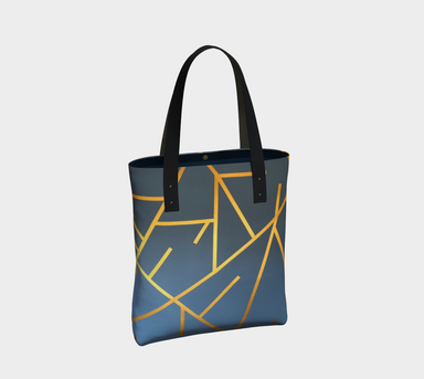 Tote Bag for Women with: Geometric Design, Back