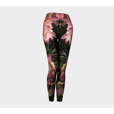 Leggings For Women with: Star Gazer Lily Design, Front