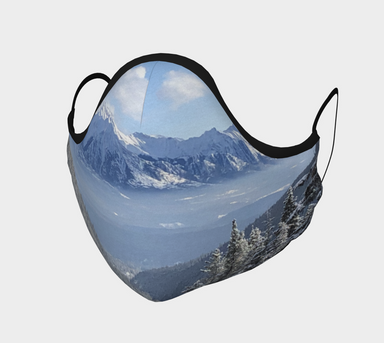 Face Mask: Mountain Fog Edition, Front