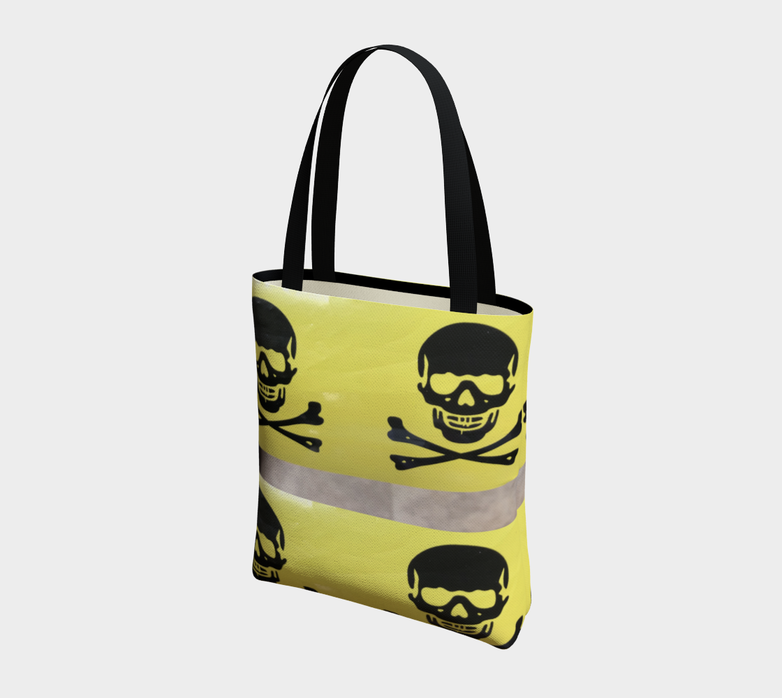 Tote Bag for Women with: Skulls Design, Front Light Inside