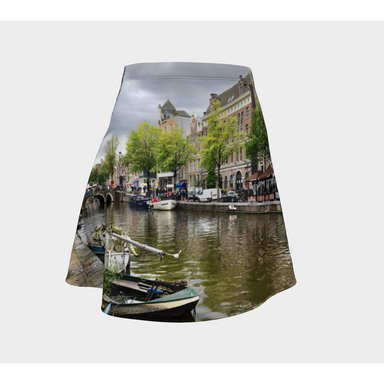 Flare Skirt for Women with: Amsterdam Design, Front