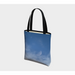 Tote Bag for Women with: Half Moon Cloudy Sky Design, Light Inside