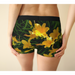 Boy Shorts, Women's Underwear, Yellow Lily, Back