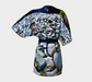 Kimono Robe for women with: Rocks Design, Back