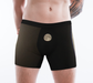Boxer Briefs for Men: Moon at Night Design, Modelled, Front