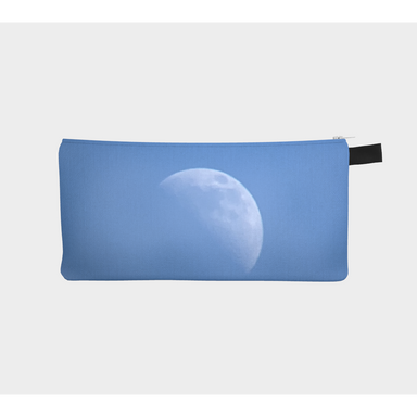 Pencil Case, Custom Designed Bag with our Half Moon Picture, Front