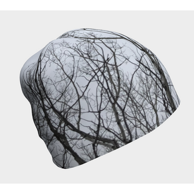 Beanie Custom Designed with Branches Picture, Side